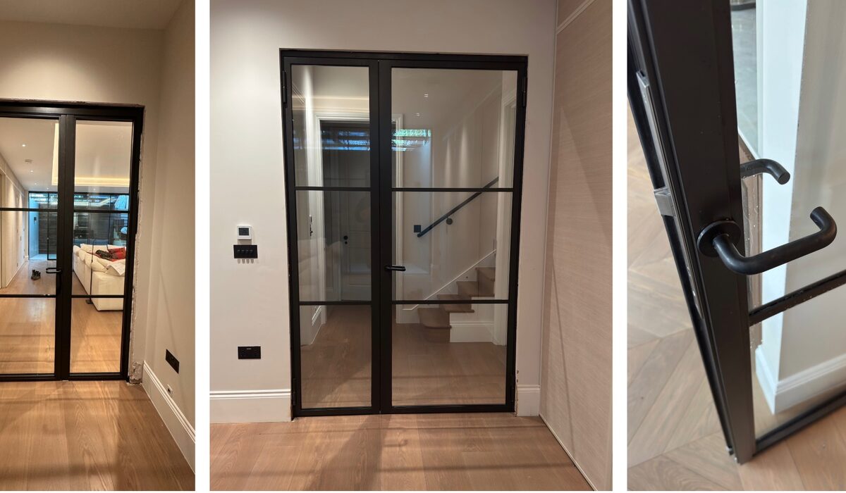 site images of a fire rated door in london